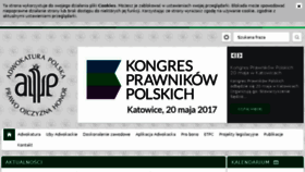 What Adwokatura.pl website looked like in 2017 (6 years ago)