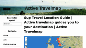 What Activetravelmap.com website looked like in 2017 (6 years ago)