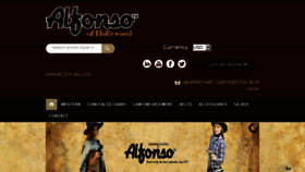 What Alfonsosgunleather.com website looked like in 2017 (6 years ago)
