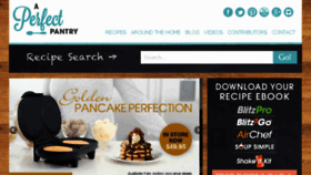 What Aperfectpantry.com.au website looked like in 2017 (6 years ago)