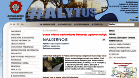 What Alytus.lt website looked like in 2017 (6 years ago)