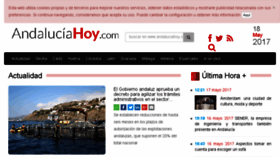 What Andaluciahoy.com website looked like in 2017 (6 years ago)