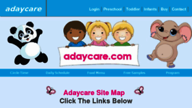 What Adaycare.com website looked like in 2017 (6 years ago)