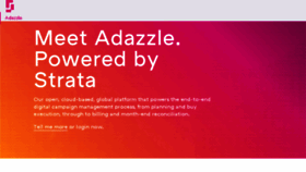 What Adazzle.com website looked like in 2017 (7 years ago)