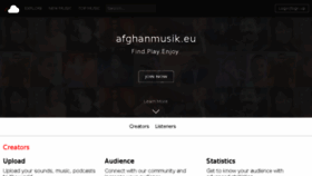 What Afghanmusik.eu website looked like in 2017 (6 years ago)