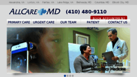 What Allcareofmd.com website looked like in 2017 (6 years ago)