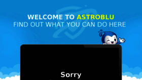 What Astroblu.com website looked like in 2017 (7 years ago)