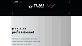 What Alex-magicien.fr website looked like in 2017 (6 years ago)