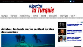 What Aujourdhuilaturquie.com website looked like in 2017 (6 years ago)