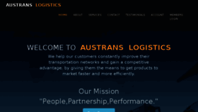 What Austranslogistics.com.au website looked like in 2017 (6 years ago)