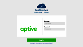 What Aptivepest.pestroutes.com website looked like in 2017 (7 years ago)