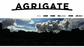 What Agrigate.co.jp website looked like in 2017 (7 years ago)