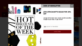 What Africakart.com website looked like in 2017 (6 years ago)