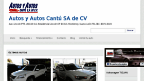 What Autosyautoscantu.com website looked like in 2017 (6 years ago)