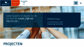 What Anteagroup.nl website looked like in 2017 (6 years ago)