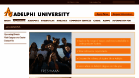 What Admissions.adelphi.edu website looked like in 2017 (6 years ago)