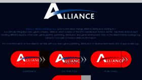 What Alliancemediaholdings.com website looked like in 2017 (6 years ago)