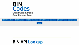 What Api.bincodes.com website looked like in 2017 (6 years ago)