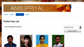 What Anbupriyal.com website looked like in 2017 (6 years ago)