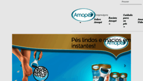 What Amopebrasil.com.br website looked like in 2017 (6 years ago)