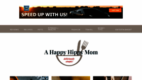 What Ahappyhippymom.com website looked like in 2017 (6 years ago)