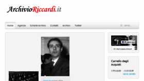 What Archivioriccardi.it website looked like in 2017 (6 years ago)