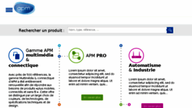 What Apmfrance.com website looked like in 2017 (6 years ago)