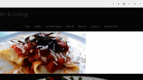 What Artandcooking.com website looked like in 2017 (6 years ago)