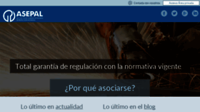 What Asepal.es website looked like in 2017 (6 years ago)