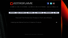What Astroflame.com website looked like in 2017 (6 years ago)