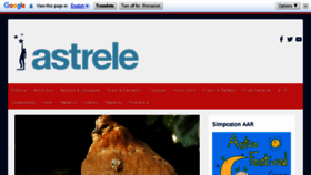 What Astrele.ro website looked like in 2017 (6 years ago)