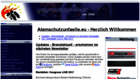 What Atemschutzunfaelle.eu website looked like in 2017 (7 years ago)
