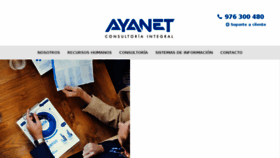 What Ayanet.es website looked like in 2017 (6 years ago)