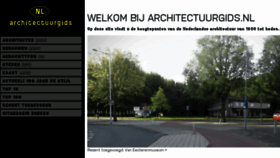 What Architectuurgids.nl website looked like in 2017 (6 years ago)