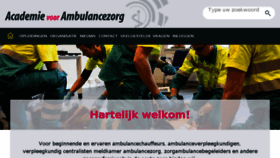 What Academievoorambulancezorg.nl website looked like in 2017 (6 years ago)