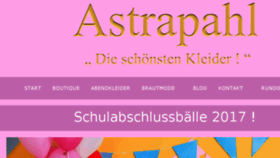 What Astrapahl.com website looked like in 2017 (7 years ago)