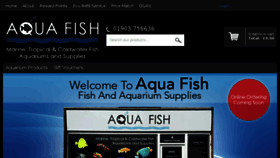 What Aqua-fish.co.uk website looked like in 2017 (6 years ago)