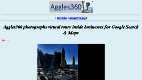 What Aggles360.com website looked like in 2017 (6 years ago)