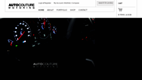 What Autocouturemotoring.com website looked like in 2017 (6 years ago)