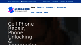 What A2zcellular.com website looked like in 2017 (6 years ago)