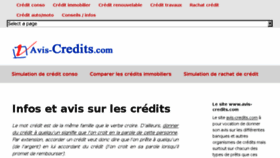 What Avis-credits.com website looked like in 2017 (6 years ago)