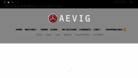 What Aevig.com website looked like in 2017 (6 years ago)
