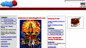 What Astrologyforu.com website looked like in 2017 (6 years ago)