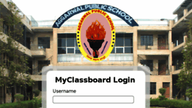 What Aggarwalpublicschool.myclassboard.com website looked like in 2017 (6 years ago)