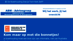 What Abm-adviesgroep.nl website looked like in 2017 (6 years ago)