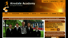 What Airedaleacademy.com website looked like in 2017 (6 years ago)