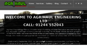 What Agrihaul.co.uk website looked like in 2017 (6 years ago)