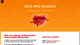 What Azyl-pro-milence.cz website looked like in 2017 (6 years ago)