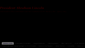 What Abrahamlincoln.us website looked like in 2017 (6 years ago)
