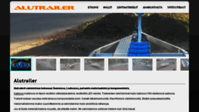 What Alutrailer.fi website looked like in 2017 (6 years ago)